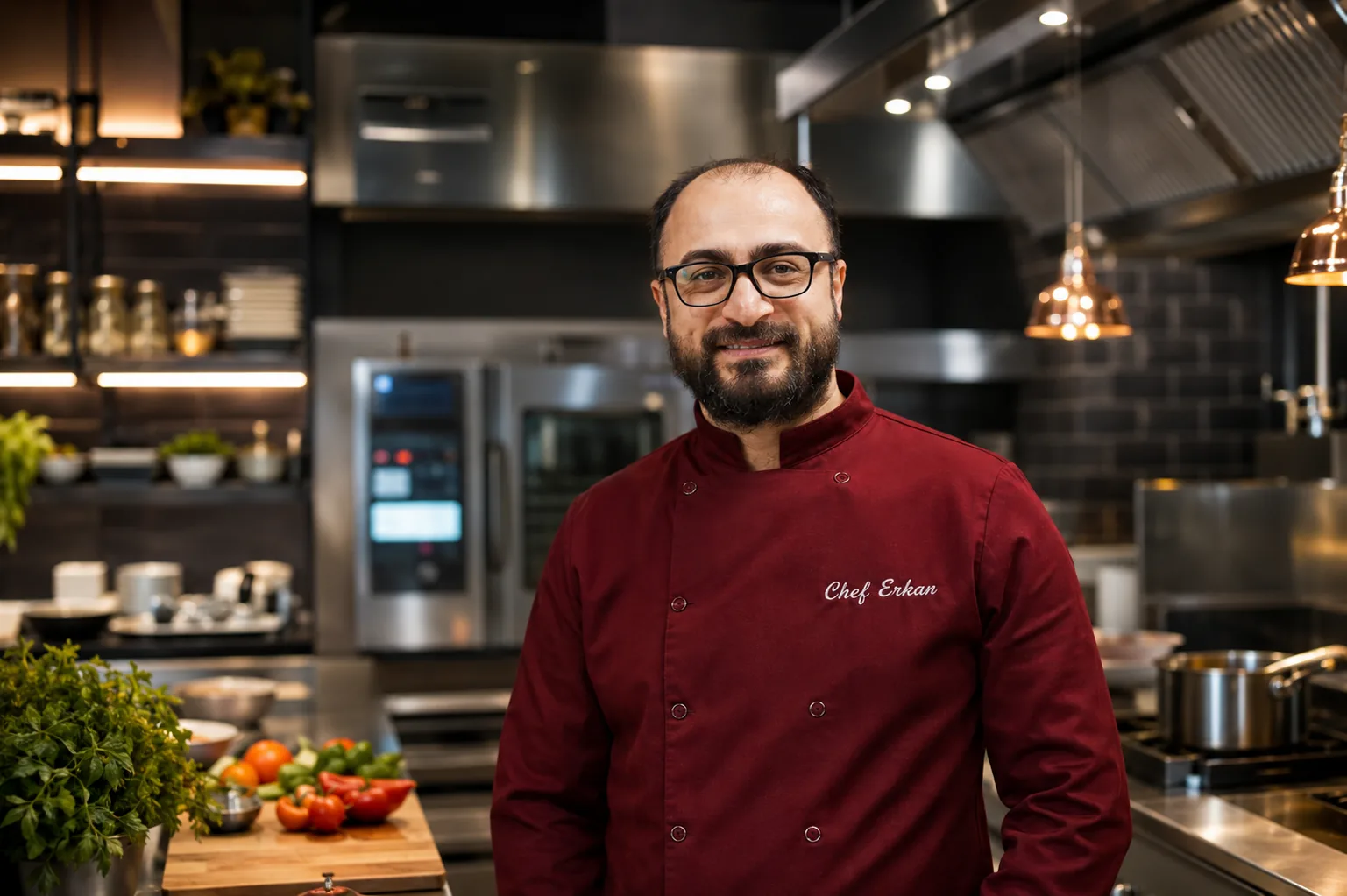 A beautifully presented selection from Chef Erkan